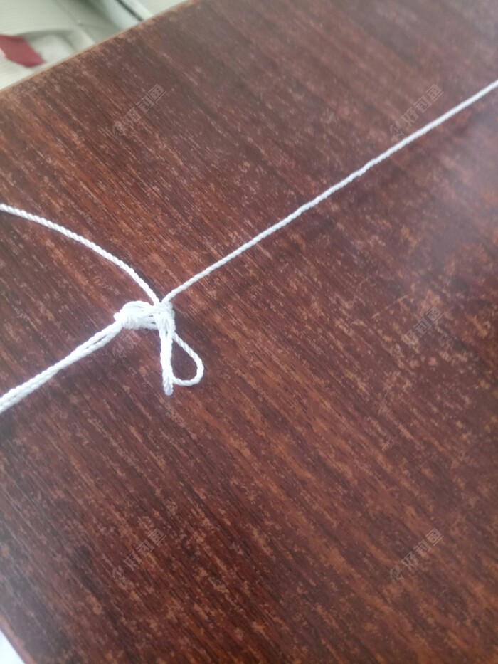 加粗后编织后为四股，容易上手