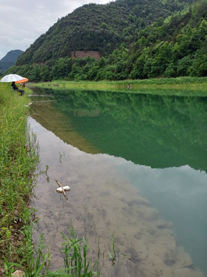 左边下游有几个钓友。
