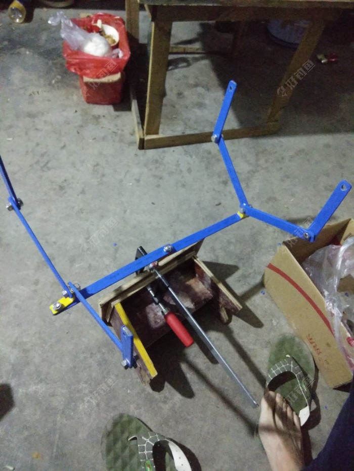 入冬季桥筏新人自造支架