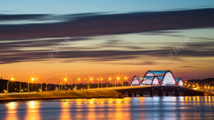 养马岛大桥夜景